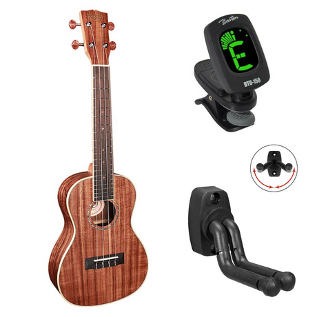 Korala UKC-610 bundel Naturel Performer Series Concert ukulele