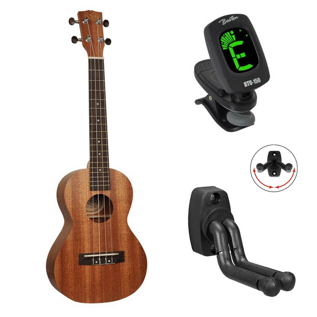 Korala UKT-250 bundel Performer Series Tenor Ukulele