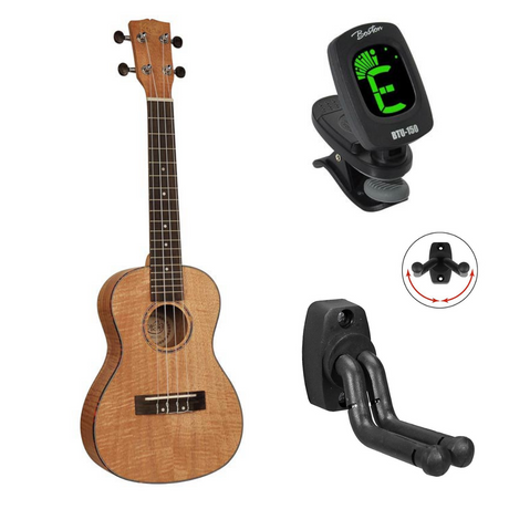 Korala UKC-310 bundel Naturel Performer Series Concert ukulele