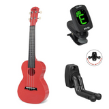 Korala PUC-20 bundel Concert Ukulele Polycarbonaat