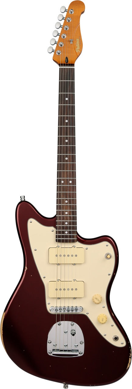 Patina PJ-6 OX B JM-Style P90 - Oxblood Nitro Relic