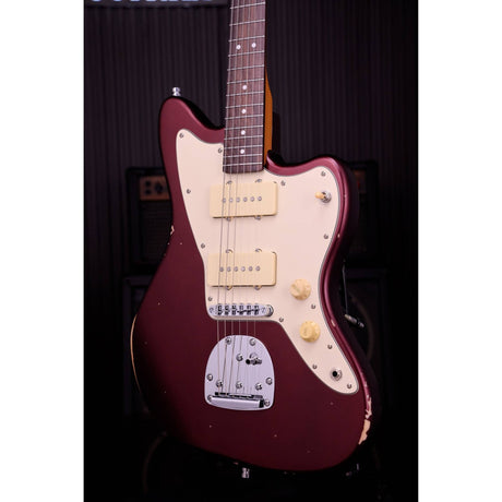 Patina PJ-6 OX B JM-Style P90 - Oxblood Nitro Relic
