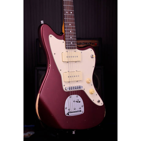 Patina PJ-6 OX B JM-Style P90 - Oxblood Nitro Relic