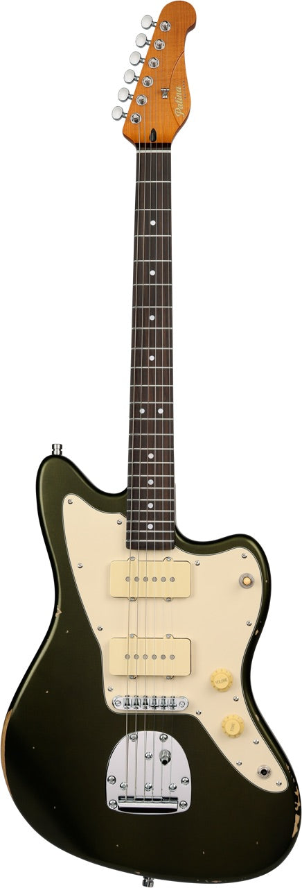 Patina PJ-6 SGR R JM-Style P90 - Sherwood Green Nitro Relic
