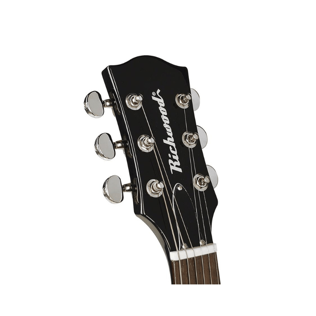 Richwood REG-435-MBK Master Series zwarte elektrische gitaar