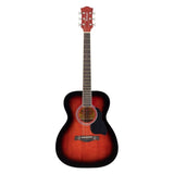 Richwood RA-12-RS rode sunburst akoestische auditorium western gitaar