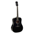 Richwood RD-12-BK zwarte akoestische western gitaar