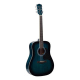 Richwood RD-12-BUS blauwe sunburst akoestische western gitaar