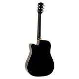 Richwood RD-12-CEBK zwarte semi akoestische western gitaar