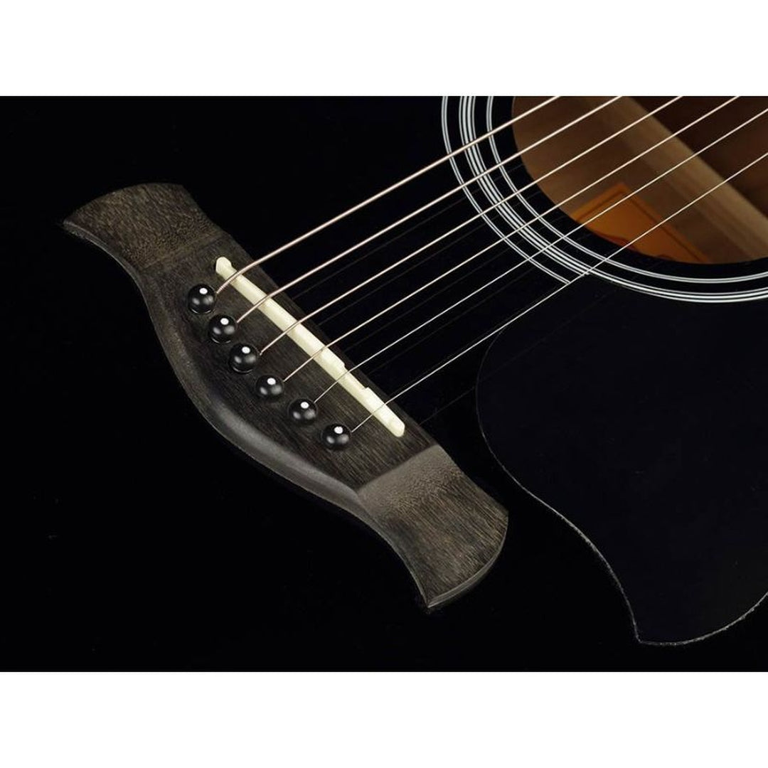 Richwood RD-12-CEBK zwarte semi akoestische western gitaar