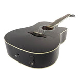 Richwood RD-12-CEBK zwarte semi akoestische western gitaar