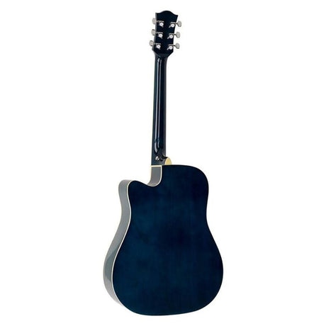 Richwood RD-12-CEBS blauwe sunburst semi akoestische western gitaar