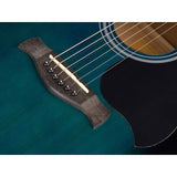 Richwood RD-12-CEBS blauwe sunburst semi akoestische western gitaar