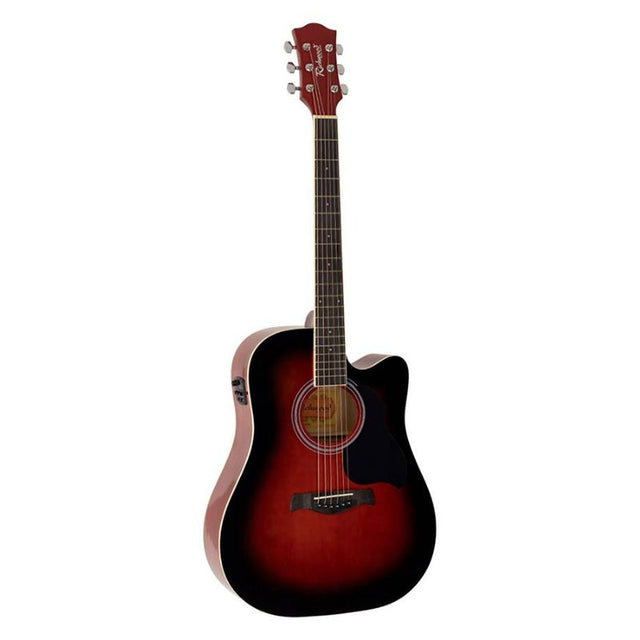 Richwood RD-12-CERS rode sunburst semi akoestische western gitaar