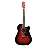 Richwood RD-12-CERS rode sunburst semi akoestische western gitaar