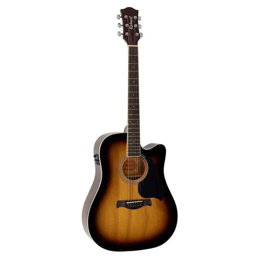 Richwood RD-12-CESB sunburst semi akoestische western gitaar