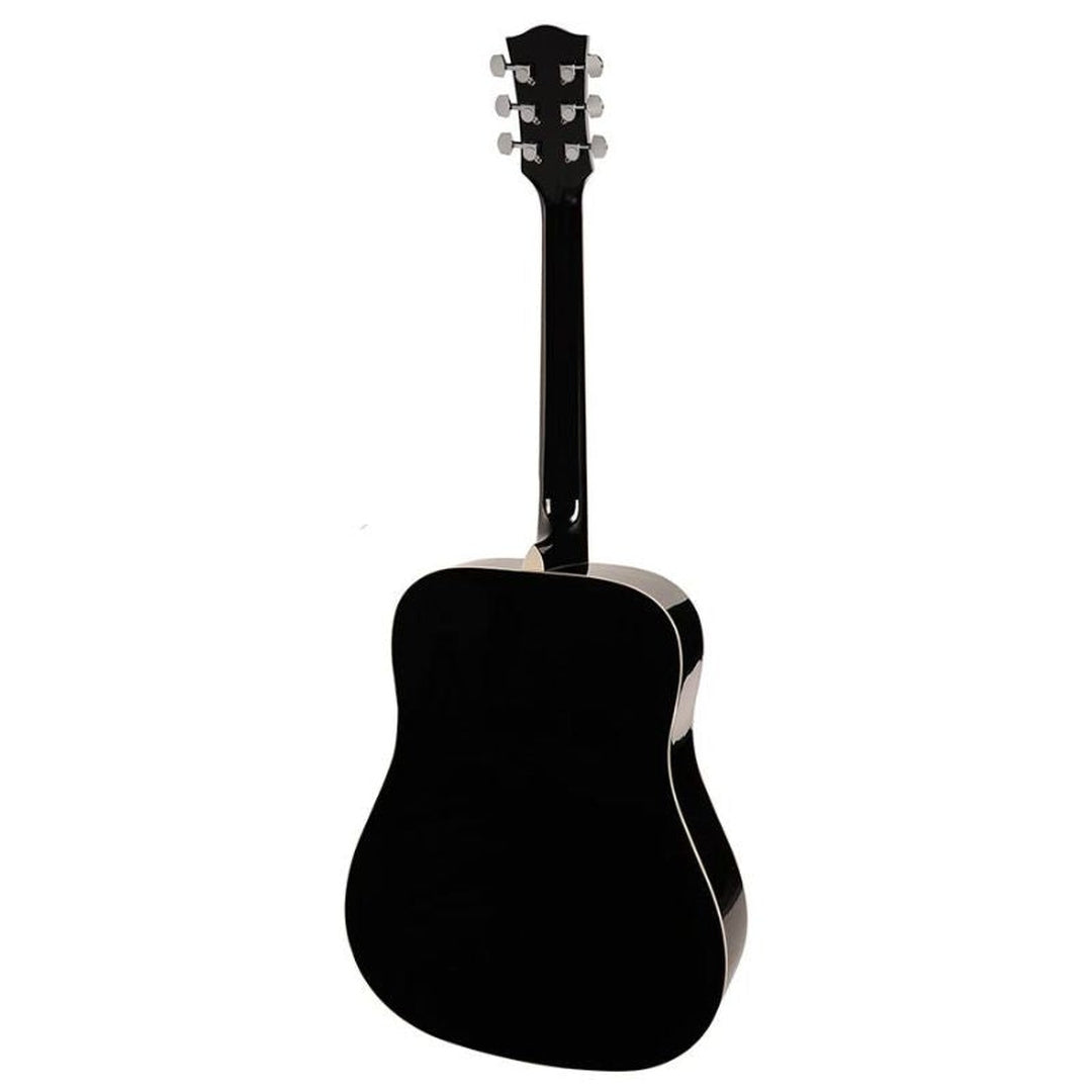 Richwood RD-12L-BK linkshandige zwarte akoestische western gitaar