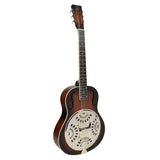 Royall spider 14 resonator gitaar bruin sunburst incl. tas