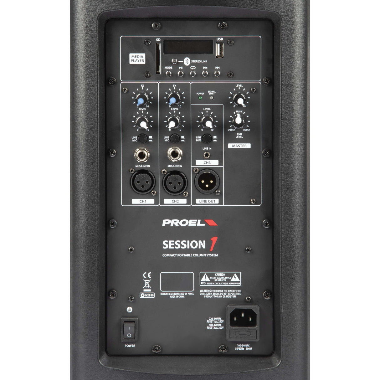 Proel Session 1 400 watt Pro audio PA set