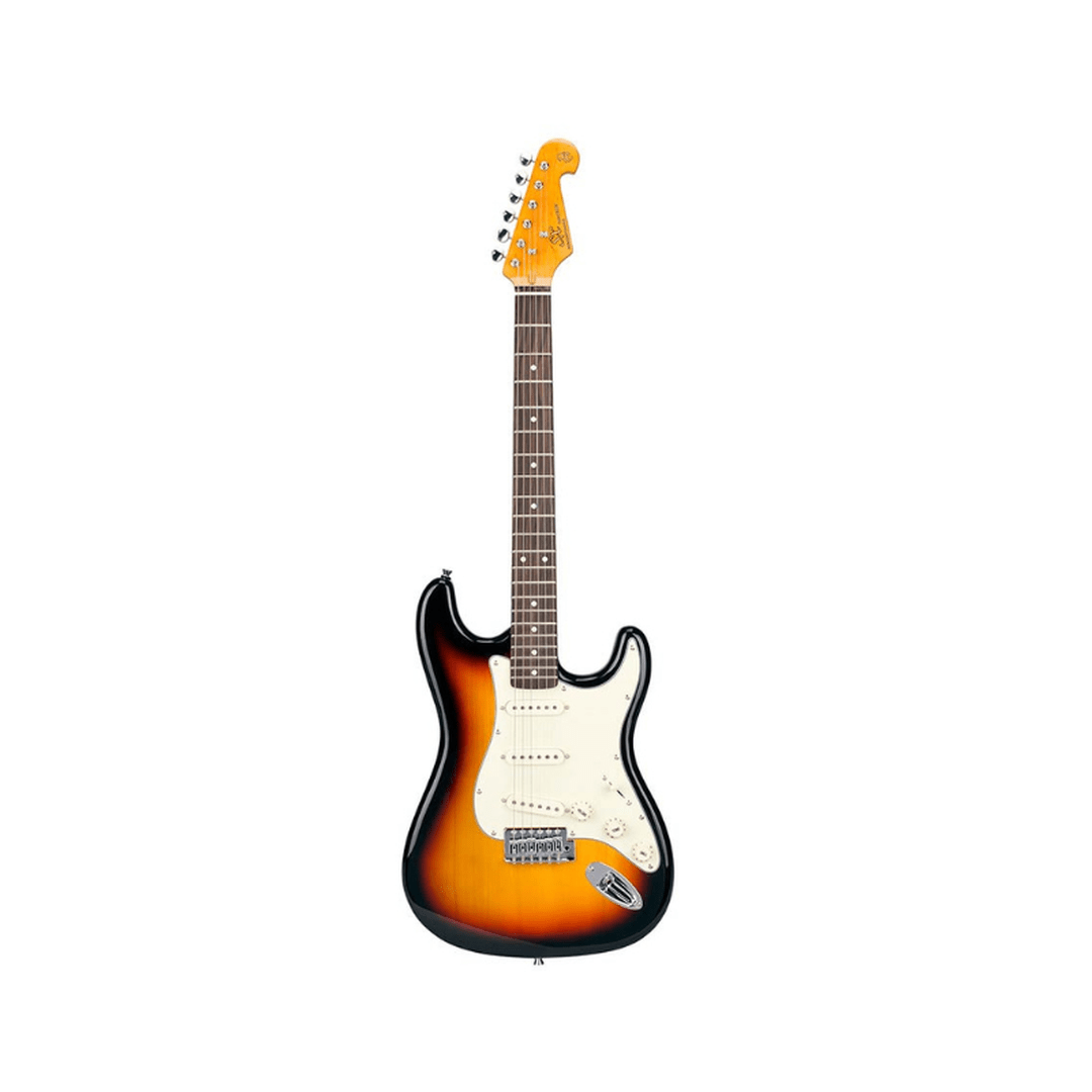 SX SST62 3TS sunburst elektrische gitaar ST-model