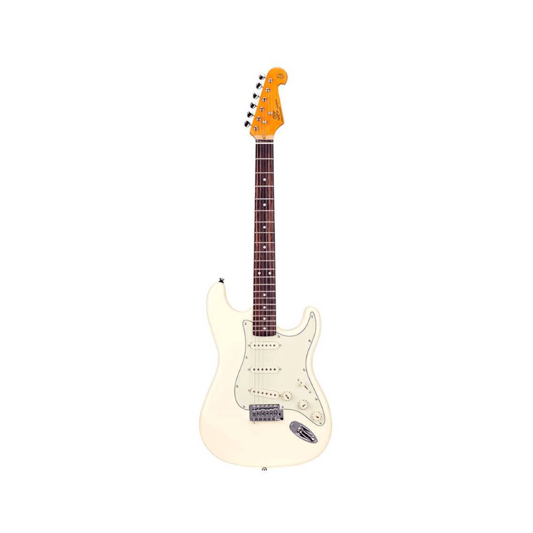 SX SST62 VWH witte elektrische gitaar ST-model