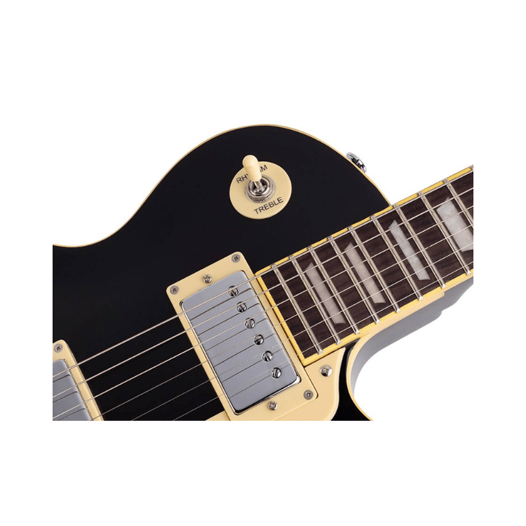 SX EF3-BK zwarte elektrische gitaar LP-model