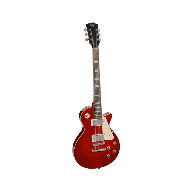 SX EF3D-TWR Rode elektrische gitaar LP-model