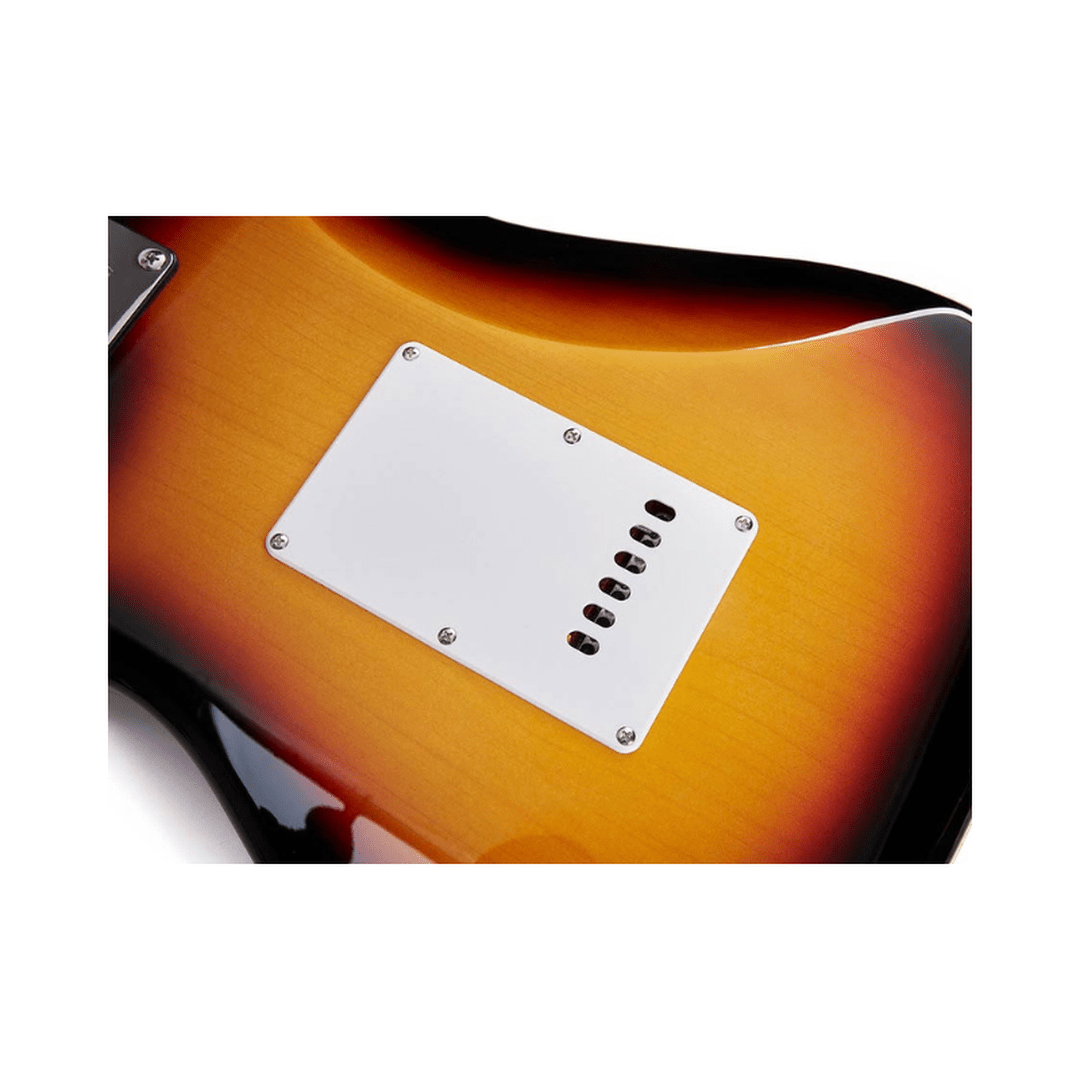 SX SEM1-3TS sunburst elektrische gitaar ST-model