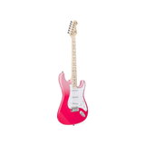 SX SEM1-PT roze elektrische gitaar ST-model