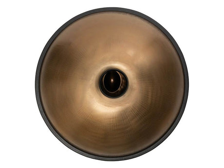 Sela SE 300 Stainless Steel Handpan Bb2 Amara 440 Hz goud handgemaakt met gevoerde draagtas