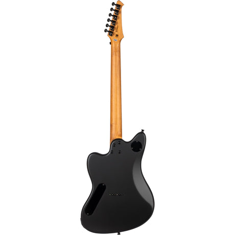 Spira J-400 MBK Offset Elektrische Gitaar HH Villain Humbuckers Roasted Poplar Ebony Tech Satin