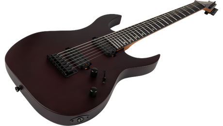 Spira Guitars S-407 MWR Satin Wine red elektrische gitaar