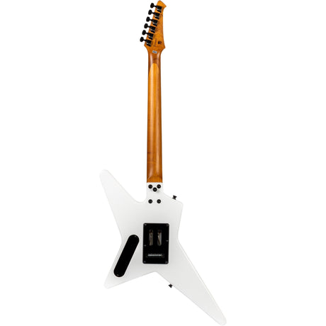 Spira SR-420 WH Star-Style Elektrische Gitaar HH Villain Humbuckers Roasted Poplar Ebony Tech Satin White