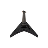 Spira V-407 MBK V-Style 7-Snarige Elektrische Gitaar HH Villain Humbuckers Roasted Poplar Satin Black