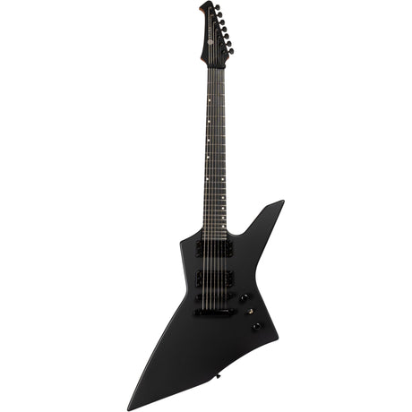 Spira X-407 MBK Offset 7-Snarige Elektrische Gitaar HH Villain Humbuckers Roasted Poplar Satin Black