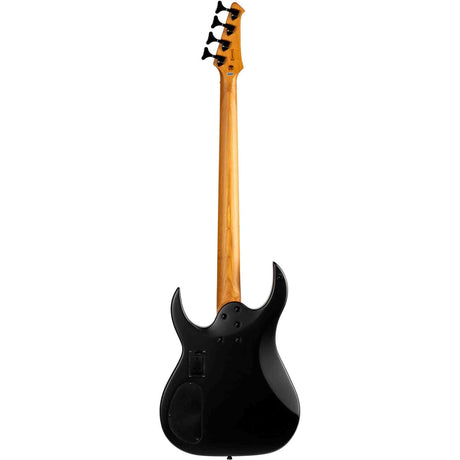 Spira B-400 MBK 4-String Elektrische Bas Actieve Villain Soapbar Pickups Roasted Poplar Satin Black