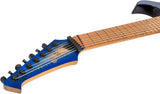 Spira S-457 TBL Multiscale 7-snarige Gitaar - Blue Green Burst