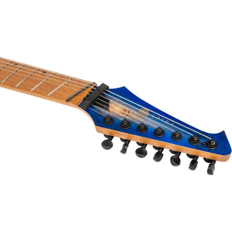 Spira S-457 TBL Multiscale 7-snarige Gitaar - Blue Green Burst