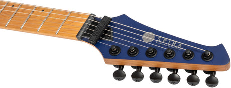 Spira S-600 ABL Elektrische Gitaar Swamp Ash Blue met Stainless Steel Frets