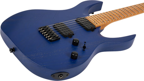 Spira S-600 ABL Elektrische Gitaar Swamp Ash Blue met Stainless Steel Frets