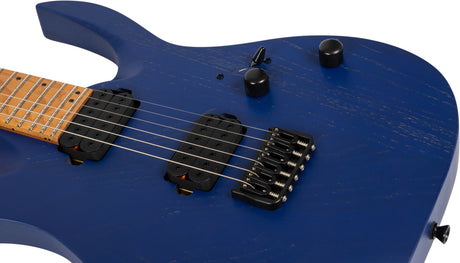 Spira S-600 ABL Elektrische Gitaar Swamp Ash Blue met Stainless Steel Frets