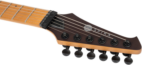 Spira S-600 AGY Elektrische Gitaar Swamp Ash Dark Grey met Stainless Steel Frets