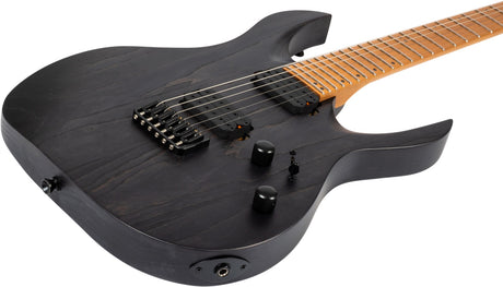Spira S-600 AGY Elektrische Gitaar Swamp Ash Dark Grey met Stainless Steel Frets