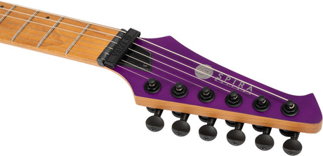Spira S-600 APP Elektrische Gitaar Swamp Ash Purple met Stainless Steel Frets