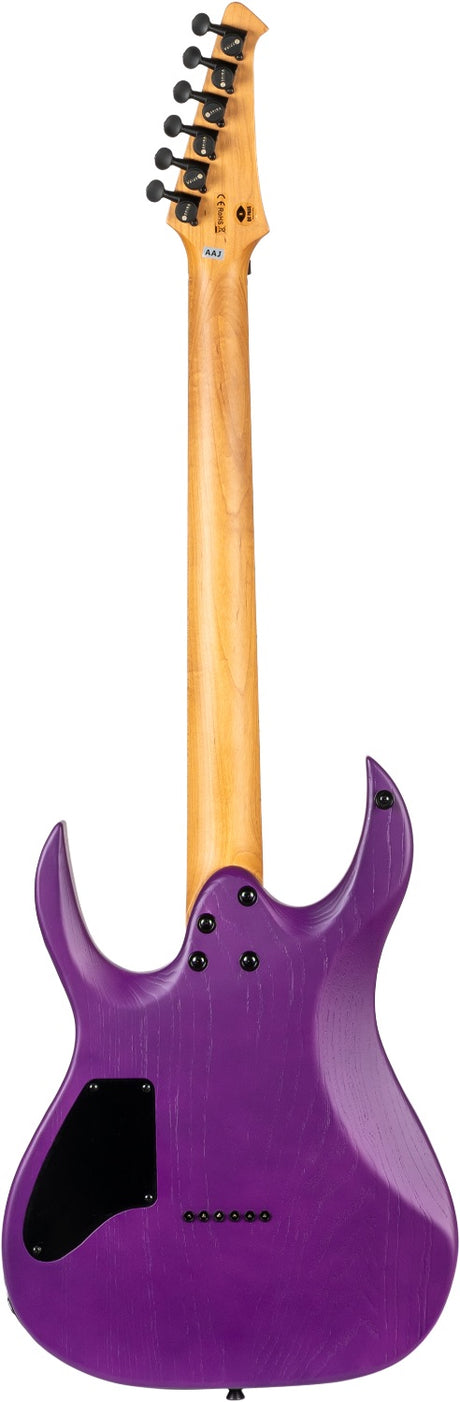 Spira S-600 APP Elektrische Gitaar Swamp Ash Purple met Stainless Steel Frets