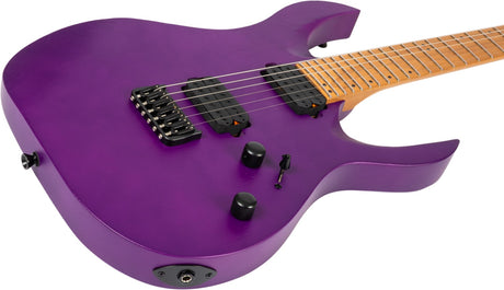Spira S-600 APP Elektrische Gitaar Swamp Ash Purple met Stainless Steel Frets