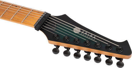 Spira S-607 AGR 7-snarige Elektrische Gitaar Swamp Ash Green met Stainless Steel Frets
