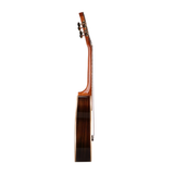 TOM 680 ME Concert Ukelele met Massief Sparren Bovenblad en Pickup Inclusief Luxe Hoes