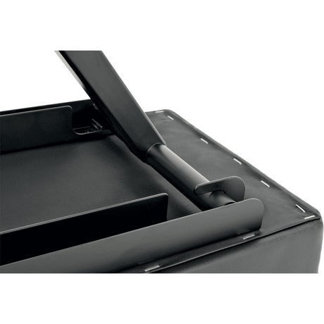 QUIKLOK BX8 Keyboard Kruk – Verstelbaar 480-580 mm, Kunstleer, 112 kg draagvermogen