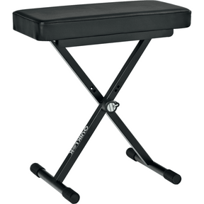 QUIKLOK BX8 Keyboard Kruk – Verstelbaar 480-580 mm, Kunstleer, 112 kg draagvermogen
